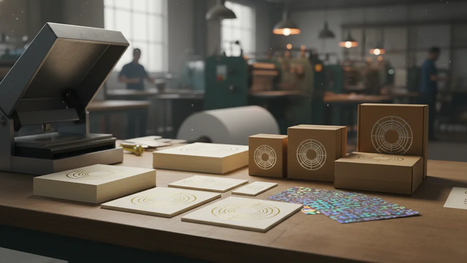 Печать фольгирования (золото, серебро, голография) на заказ