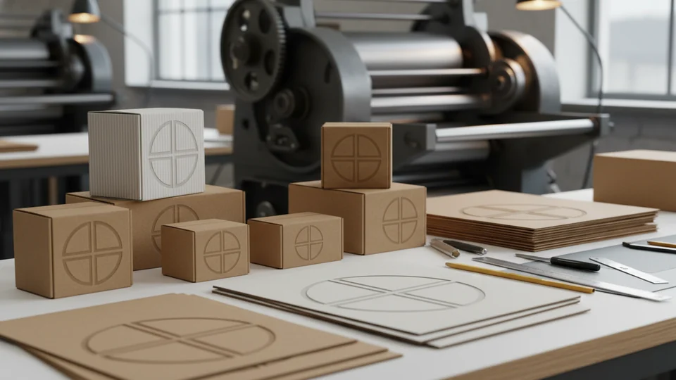 Печать коробки из гофрокартона на заказ