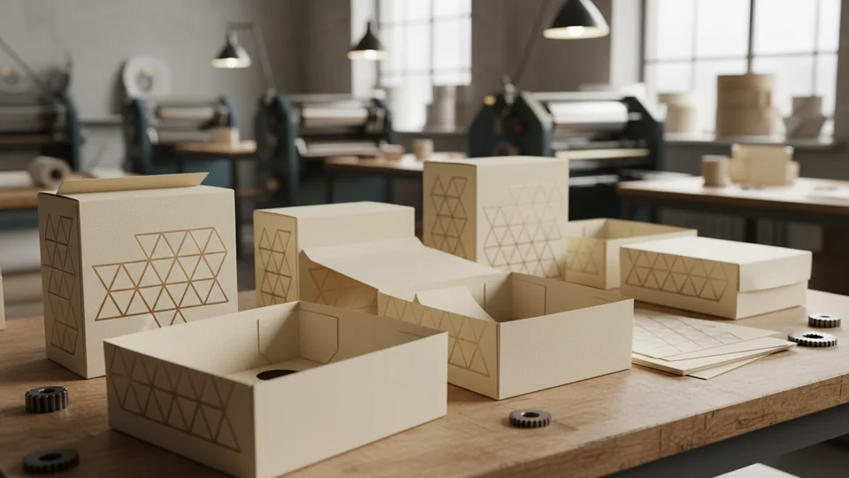 Печать коробок для кондитерских изделий (торты, капкейки, макароны) на заказ