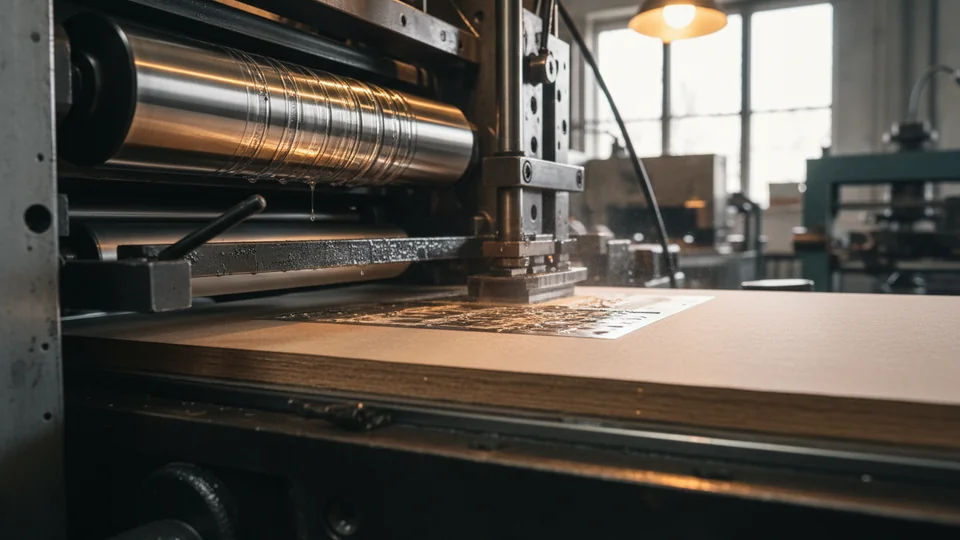 УФ-лак и тиснение фольгой