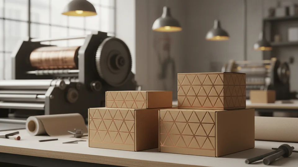 Печать коробки с логотипом на заказ